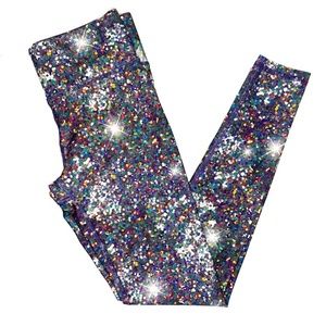Terez • small high waist sparkle sequin leggings athleisure yoga pants